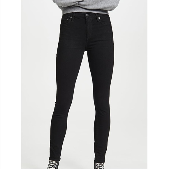 citizens of humanity rocket crop black